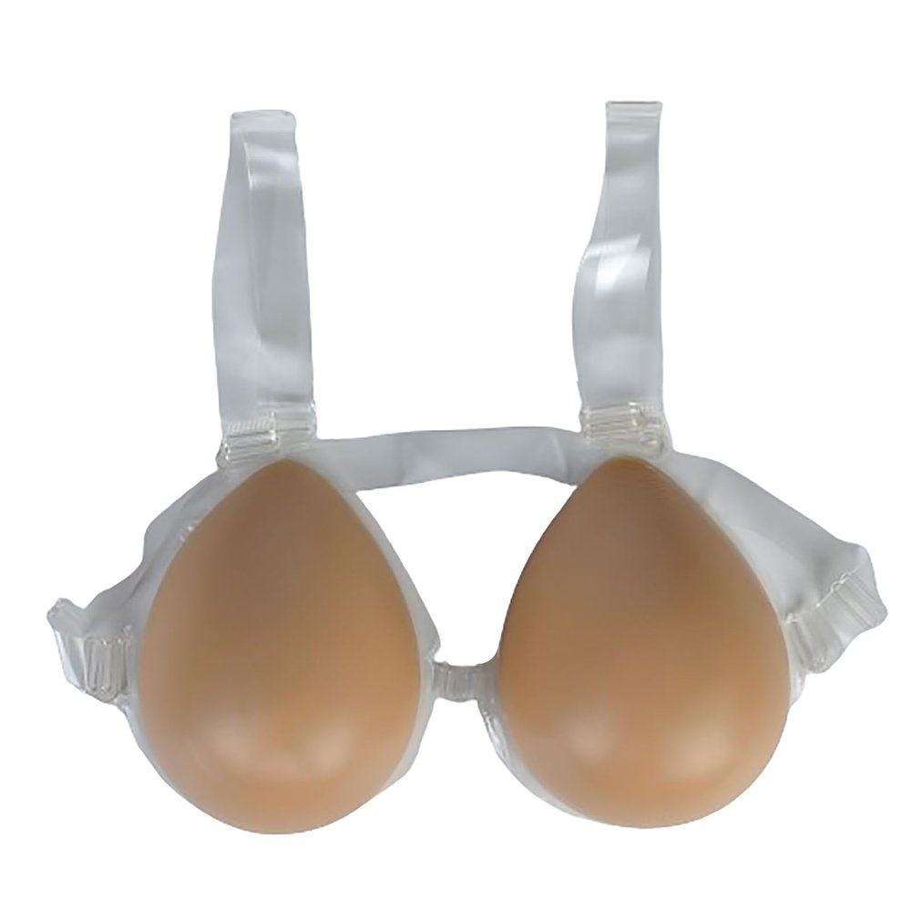 EZELIYP A Pair False Breasts Silicone Fake Breasts Boobs Soft Realistic Breast Forms Designed for Cross-Dressers Transgender brown-1000g