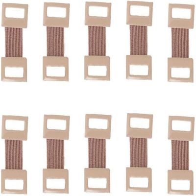 10pcs Skin Color Elastic Bandage Clips,Bandage Wrap Clips Stretch Metal Clips,Large Bandaids,Replaceable Wrap Clips Adhesive Bandages for Various Types Bandages Supplies