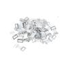 10pcs White Elastic Bandage Clips Stretch Metal Clasps for Various Types Bandages, Replaceable Wrap Fastener Clips, Latex-Free Elastic Bandages view 1