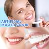 Frenzify False Teeth Veneers Top And Bottom Instant Veneers Dentures 2 Pairs White Dentures Natural Cosmetic Teeth Temporary Missing Tooth Replacement Kit Dentures for Men Women view 4