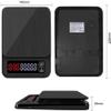 VNNHGB Food Scales Digital Stainless Steel Digital Kitchen Scale,Coffee Electronic Scale 10kg/1g Timing Cooking Food Baking Scale Scales view 2