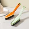 4 in 1 Multi-functional Hard Bristle Crevice Cleaning Brush,Tile Edge Seam Gap Small Cleaning Scrub Brush,Long Handle Clean without Blind Spots for Household, Bathroom, Kitchen (Green) view 2