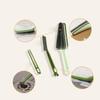 4 in 1 Multi-functional Hard Bristle Crevice Cleaning Brush,Tile Edge Seam Gap Small Cleaning Scrub Brush,Long Handle Clean without Blind Spots for Household, Bathroom, Kitchen (Green) view 3