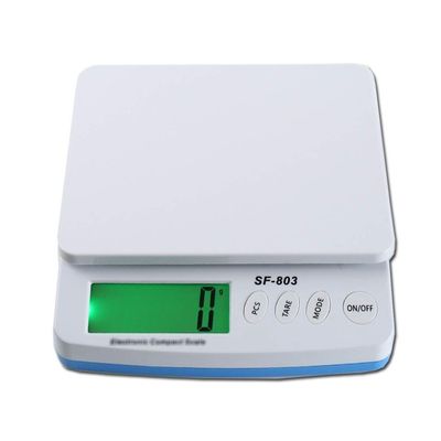 VNNHGB 30kg/1g Digital Electronic Kitchen Scales Precision Parcel Scale Commercial Platform Scale Multifunctional Cooking Baking Fruit Weighing (White)