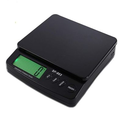 VNNHGB 30kg/1g Electronic Kitchen Scales Portable Precision Parcel Scale Commercial Platform Scale Digital Multifunctional Food Home Cooking Baking Fruit Weighing (White)