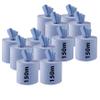 12 x Blue Rolls 150m Each Roll - Centrefeed Dense Hard Quality Rolls Flat Sheet ROLL Flat Paper Wipe Towel Tissue - Business - Home - Commercial 1,800m | 4500 Sheets Total CHSA view 2