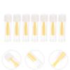 Beavorty Portable Invisible Stick Tool Set 12pcs Mini Travel Plastic Box Holder Case Contacts Silicone Remover Tool Yellow view 3