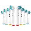 8 Pack Toothbrush Head Oral B Braun Replacement Heads Including 4 Precision Clean and 4 Oral B Cross Action Toothbrush Heads Compatible with All Braun Oral B Electric Toothbrushes Heads view 1