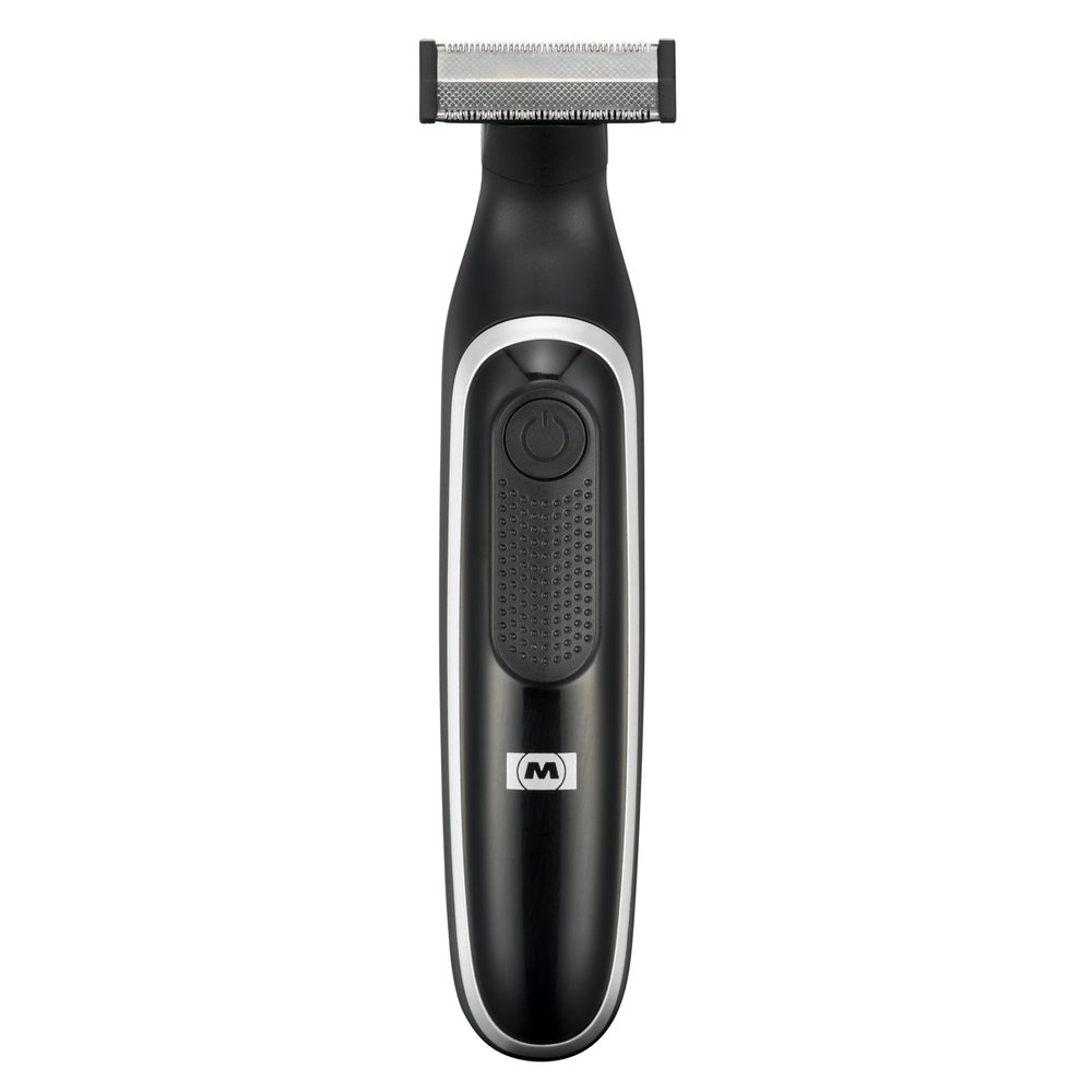 Melissa House of Barber 16680054 Multifunctional Beard Trimmer - Rechargeable, Ergonomic Design, Floating Shaving Head, 4 Attachment Combs, 60 Minutes Runtime, USB Charging Cable Included, Black