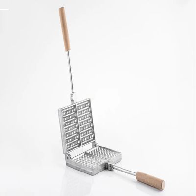 "Belgian waffles" pan with removable handles "Belgian waffles" "Belgian waffles" so they can be found
