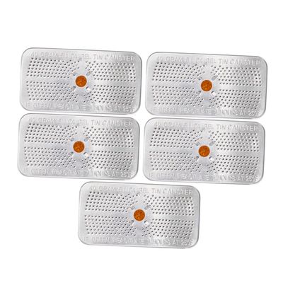 Gatuida Silica Gel Desiccant Packs 40g Orange Indicator 5pcs Reusable Moisture Absorber for Safe Camera, Toolbox, and Cabinet Storage