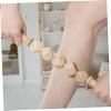 Hoement Wooden Massage Tools Set 6 Pcs Lymphatic Flow Cup, Back Massager Stick for Circulation Enhancement and Stress Relief view 3