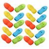 COLLBATH Silicone Toothbrush Covers Toothbrush Head Protective Caps 20pcs Dustproof Portable Random Color view 1