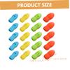 COLLBATH Silicone Toothbrush Covers Toothbrush Head Protective Caps 20pcs Dustproof Portable Random Color view 3