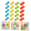 COLLBATH Silicone Toothbrush Covers Toothbrush Head Protective Caps 20pcs Dustproof Portable Random Color view 4