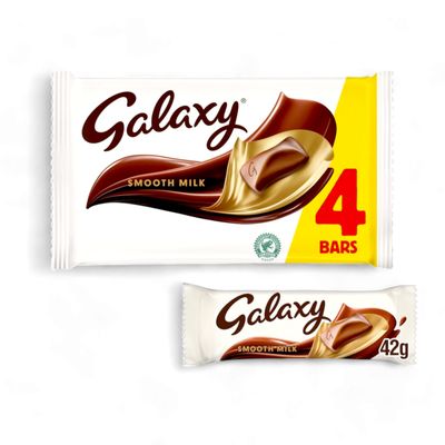 24 x Galaxy Standard Chocolate Bars (42g each)