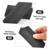 Beatifufu 3pcs Beard Hair Sponges and Trimming Catchers Black Beard Cleaning Brush for Mens Grooming Kit Hair Sponge for Sink and Maintenance view 4