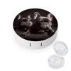 YHEGBFD Spectacle Case,French Bulldog Contact Lens Case,portable Contact Lens Case,contact Lens Box with Mirror view 1