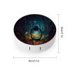 YHEGBFD Spectacle Case,Fireflies And Lantern Contact Lens Case,portable Contact Lens Case,contact Lens Box with Mirror view 2