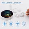 YHEGBFD Spectacle Case,Fireflies And Lantern Contact Lens Case,portable Contact Lens Case,contact Lens Box with Mirror view 3