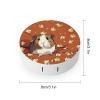 YHEGBFD Spectacle Case,Guinea Pig And Popcorn Contact Lens Case,portable Contact Lens Case,contact Lens Box with Mirror view 2