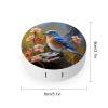 YHEGBFD Spectacle Case,Eastern Bluebird Contact Lens Case,portable Contact Lens Case,contact Lens Box with Mirror view 2