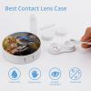 YHEGBFD Spectacle Case,Eastern Bluebird Contact Lens Case,portable Contact Lens Case,contact Lens Box with Mirror view 3