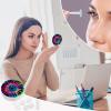 YHEGBFD Spectacle Case,Exotic Tribe Tie Dye Style Contact Lens Case,portable Contact Lens Case,contact Lens Box with Mirror view 4