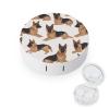 YHEGBFD Spectacle Case,German Shepherd Contact Lens Case,portable Contact Lens Case,contact Lens Box with Mirror view 1
