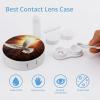 YHEGBFD Spectacle Case,Dove Sun Art Contact Lens Case,portable Contact Lens Case,contact Lens Box with Mirror view 3