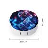 YHEGBFD Spectacle Case,DNA Genetic Helix Contact Lens Case,portable Contact Lens Case,contact Lens Box with Mirror view 2