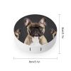 YHEGBFD Spectacle Case,French Bulldog Contact Lens Case,portable Contact Lens Case,contact Lens Box with Mirror view 2