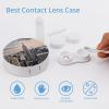 YHEGBFD Spectacle Case,Empire State Building Contact Lens Case,portable Contact Lens Case,contact Lens Box with Mirror view 3