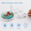 YHEGBFD Spectacle Case,Giant Octopus Contact Lens Case,portable Contact Lens Case,contact Lens Box with Mirror view 3
