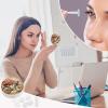 YHEGBFD Spectacle Case,Flower Bicycle Contact Lens Case,portable Contact Lens Case,contact Lens Box with Mirror view 4