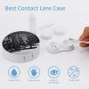 YHEGBFD Spectacle Case,Gym Equipment Contact Lens Case,portable Contact Lens Case,contact Lens Box with Mirror view 3