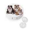 YHEGBFD Spectacle Case,English Bulldogs Contact Lens Case,portable Contact Lens Case,contact Lens Box with Mirror view 1