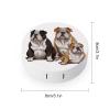 YHEGBFD Spectacle Case,English Bulldogs Contact Lens Case,portable Contact Lens Case,contact Lens Box with Mirror view 2
