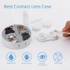 YHEGBFD Spectacle Case,French Bulldog Contact Lens Case,portable Contact Lens Case,contact Lens Box with Mirror view 3