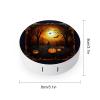 YHEGBFD Spectacle Case,Halloween Party Contact Lens Case,portable Contact Lens Case,contact Lens Box with Mirror view 2