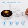 YHEGBFD Spectacle Case,Halloween Party Contact Lens Case,portable Contact Lens Case,contact Lens Box with Mirror view 3