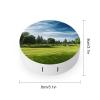 YHEGBFD Spectacle Case,Golf Course Lawn Contact Lens Case,portable Contact Lens Case,contact Lens Box with Mirror view 2