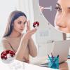 YHEGBFD Spectacle Case,Handmade Red Hearts Contact Lens Case,portable Contact Lens Case,contact Lens Box with Mirror view 4