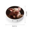 YHEGBFD Spectacle Case,Foolish Cute Pig Contact Lens Case,portable Contact Lens Case,contact Lens Box with Mirror view 2