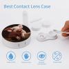 YHEGBFD Spectacle Case,Foolish Cute Pig Contact Lens Case,portable Contact Lens Case,contact Lens Box with Mirror view 3