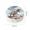 YHEGBFD Spectacle Case,Dinosaur Walking Dinosaur Walking Contact Lens Case,portable Contact Lens Case,contact Lens Box with Mirror view 2