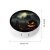 YHEGBFD Spectacle Case,Halloween Horror Contact Lens Case,portable Contact Lens Case,contact Lens Box with Mirror view 2