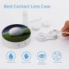YHEGBFD Spectacle Case,Golf Ball Contact Lens Case,portable Contact Lens Case,contact Lens Box with Mirror view 3