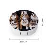 YHEGBFD Spectacle Case,English Bulldogs Contact Lens Case,portable Contact Lens Case,contact Lens Box with Mirror view 2