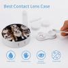 YHEGBFD Spectacle Case,English Bulldogs Contact Lens Case,portable Contact Lens Case,contact Lens Box with Mirror view 3